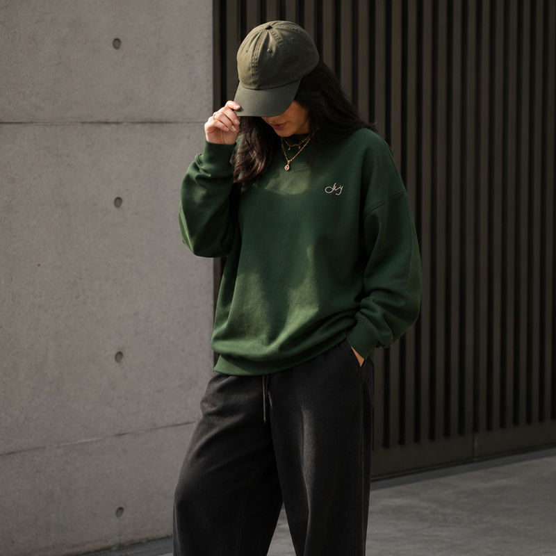 BOL - GREEN CREWNECK